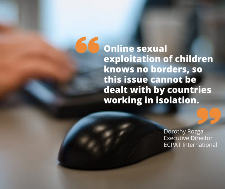 ECPAT Warns Of “industrial Scale” Of Child Online Abuse" - ECPAT